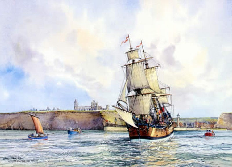 "Setting Sail" HM Endeavour