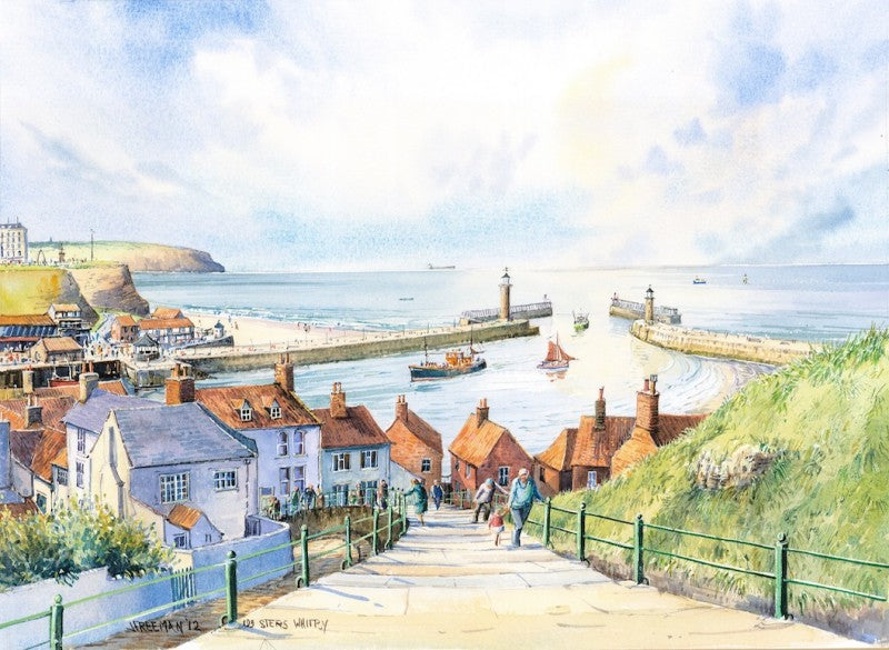 199 Steps, Whitby 14x10