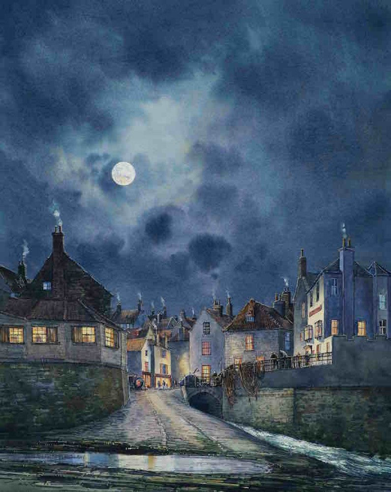 Robin Hoods Bay, Dock End 19x15