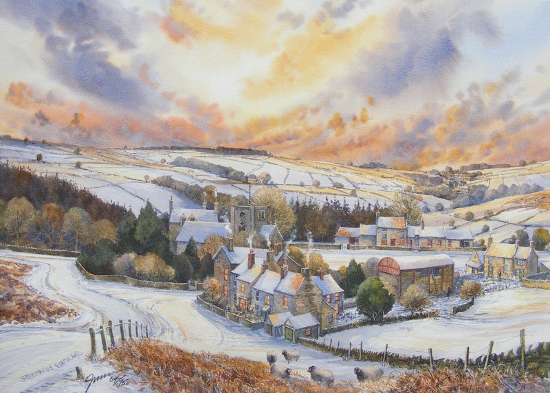 December Dusk, Goathland 20x15