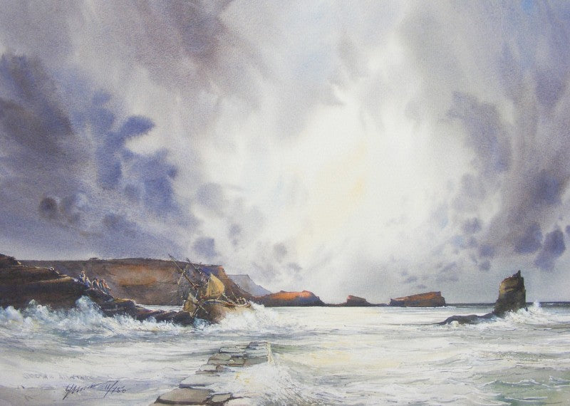 Shipwreck Off Saltwick 20x15