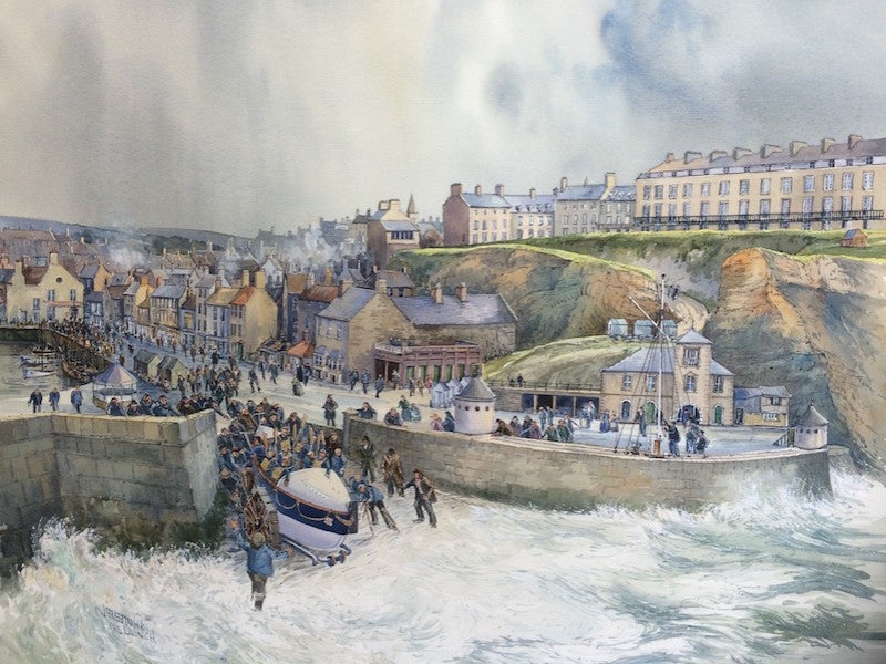 The Launch, Whitby Circa 1890  20 x 15