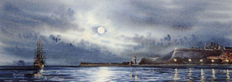 Endeavour Standing Off, Whitby 15x6