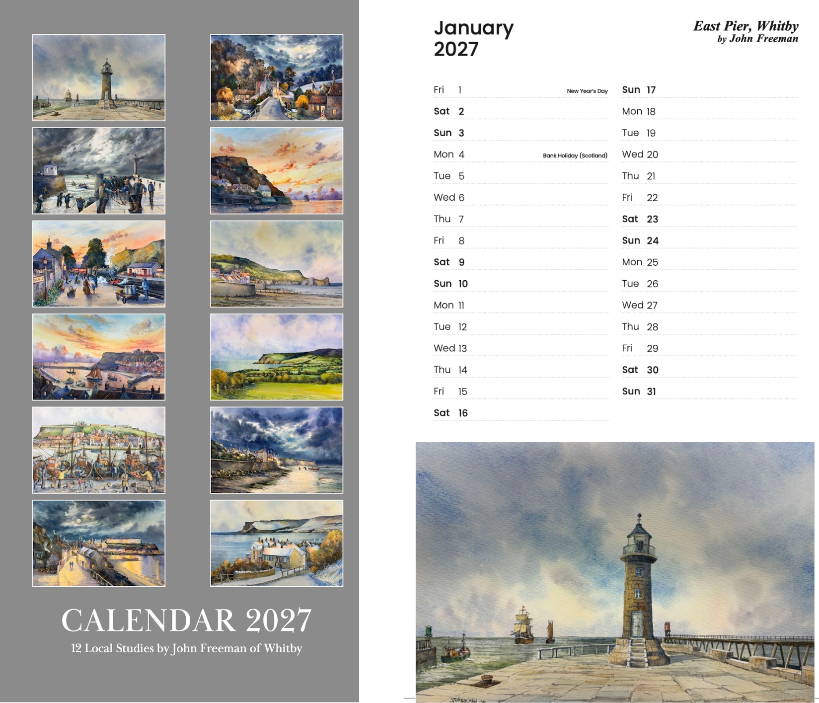 2027 John Freeman Calendar